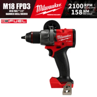 Milwaukee M18 FPD3/2904 M18 FUEL™ 1/2" Brushless Cordless Hammer Drill/Driver 18V Power Tools 158NM