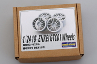 HobbyDesign 改造件 1/24 18寸 ENKI GTC01 輪圈模型 HD03-0286