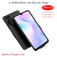 High Quality New 6800mAh For Xiaomi Redmi 9A External Power Supply Rear Battery Pack for Xiaomi Redmi 9AT/Redmi 9i Battery case