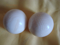 人造海象牙健身球（直徑5.0厘米），亮澤圓滑 ， 批發價甩賣