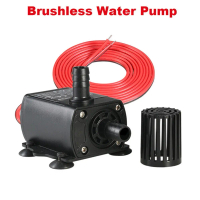 Pam Air Rendam Tanpa Berus, DC 12V, 280L / J, 5W, Sesuai untuk Akuarium, Kolam dan Tangki Ikan