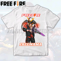 (BISA COD) KAOS BAJU ANAK FF KATAKTER FREE NAMA KAOS FF VERSI SG 2 JUTA EVO GUN FREE NAMA / KAOS TSH