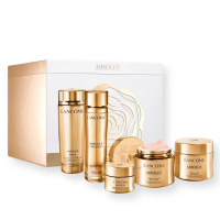 Lancome 蘭蔻 菁純臻顏經典五件套裝禮盒(精粹水150ml+輕盈面霜60ml+滋潤面霜60ml+眼霜20ml+精華30ml)(A) 320ml