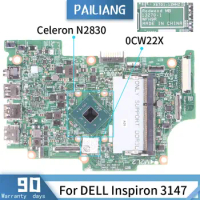 CN-0CW22X 0CW22X For DELL Inspiron 3147 Mainboard 13270-1 SR1W4 Celeron N2830 Laptop Motherboard DDR3 Tested OK