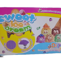 Mainan Anak Pasir Ajaib Sweet Ice Cream Mainan Anak Pasir Kinetik Mainan Anak Perempuan Mainan Anak