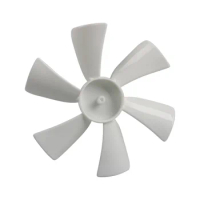6 Inch RV Exhaust White Vent Fan Blade with 12V D-Shaft RV Fan Motor for Elixir Ventline 12 Volt Motor Roof Replacement Vent Fan