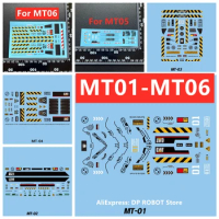 MT Series Enlarged Devastator Water Sticker Upgrade Kit For MT-01 MT-02 Overload MT-03 Hightower MT-04 Bonecrusher MT-05 MT-06