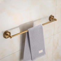 Brushed Gold Bathroom Towel Bar Wall Mounted Towel Bar Holder Toilet Roll Paper Holder Robe Hanger Hanger Bathroom Accessories