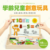 【無毒松木/益智玩具】創意學習玩具 兒童幼兒 學習 角色扮演 藝術玩具組【AAA6461】