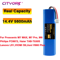 14.4V Lithium Battery For Proscenic M7 MAX, M7 Pro, M8 Pro, U6, Philips FC8972, Haier TAB-T530S, Lenovo LR1 Vacuum Cleaner