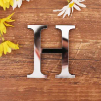 Inventory clearance Home Decoration Acrylic Mirror Letter Wall Sticker Wallpaper