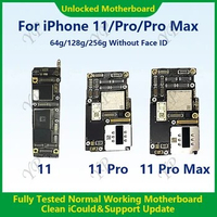 Fully Tested Authentic Motherboard For iPhone 11 Pro Max 64g/256g Original Mainboard Without Face ID Clean iCloud Free Shipping