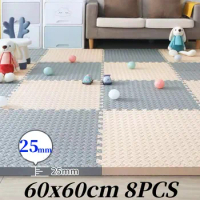 60x60cm Tatame Baby Play Mat Activities Mat for Baby Play Mat 8PCS Baby Game Mat Puzzle Mat Play Mats Baby Mat Baby's Floor Mat