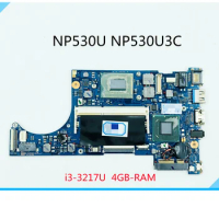 For Samsung NP530U NP530U3C NP532U3C NP530U3B NP535U3C Laptop Motherboard With Core i3 i5 i7 CPU 4GB-RAM 100% test work