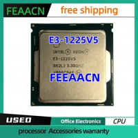 Xeon E3-1225V5 CPU 14nm 4 Cores 4 Threads 3.3GHz 8MB 80W 80W processor Free shipping
