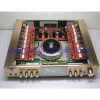 5-channel home power amplifier, high-power 8 tube audio karaoke bluetooth power amplifier with card