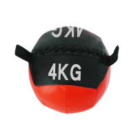 10pcs 4KG PU non-elastic squash solid balance training squash gym squat squash weight ball