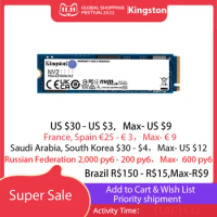 Kingston NEW NV1 NVMe M.2 2280 M 2 SATA SSD 2TB 1 TO 500GB 1TB Internal Solid State Drive Hard Disk 250G NV2 M2 For PC Notebook