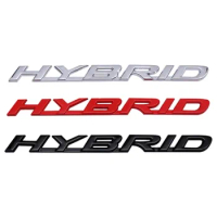 3D Metal HYBRID Logo Rear Trunk Fender Door Emblem Badge Car Sticker Decals for Lexus RX350 NX200 ES300 IS300 LX470 LX570