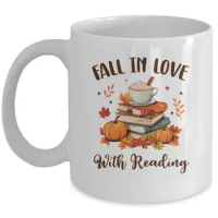 Fall in Love with Reading Book Coffee Mug Text Ceramic Cups Creative Cup Cute Mugs Personalized Gifts Nordic Cups Tea Cup