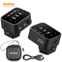 In Stock Godox X3 TTL HSS 2.4G Wireless Flash Trigger OLED Touch Screen Transmitter Quick Charge for Canon Nikon Sony Fujifilm