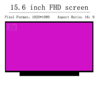 15.6'' FHD IPS LCD Screen Display Non-Touch for Lenovo IdeaPad L340 L340-15API L340-15IRH L340-15IWL 1920X1080 30Pins 60Hz