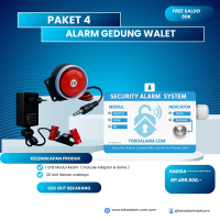 Paket 4 Alarm Gedung Walet dengan Sensor Cahaya dan Modul Alarm Termasuk Adaptor & Sirine Harga Rp 4
