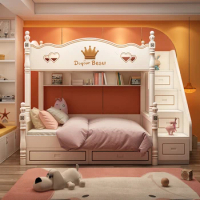 Lin's wood industry children's bed bunk bed bunk bed girl bunk bed princess mother bed two floors double bed small household