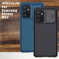 NILLKIN for Samsung Galaxy M52 5G case Slide Protect Lens Camera Protection CamShield Back cover for Samsung M52 5G