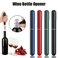 Wine Corkscrew Bar Accessories Wine Corkscrew Wine Bottle Opener Portable Air Pump Stainless Steel Pin Air Pressure