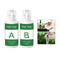 A and B Hydroponic Plant Nutrient Solution Fertilizers Plant Flower Fertilizers Tree Hydroponic Nutrient Solution Garden