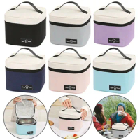 Picnic Bag Cookware Storage Bag Food Thermal Bag Drink Carrier Insulated Bag Beer Delivery Bag with Handle