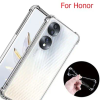 เคสโทรศัพท์แบบใส กันกระแทก สำหรับ Honor 200, 100, X9b, X8b, X7b, X6b, X9a, X8a, X7a, 90, 70, 50, Pro