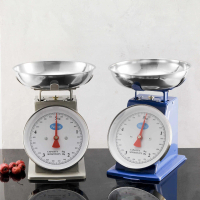 Old-fashioned Scale Pan Scale Mechanical Platform Scale Household 5kg Round Spring Scale Commercial 
