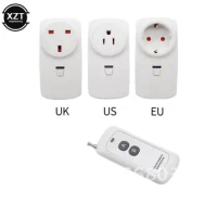 Wireless Home Light Switch AC Outlet EU UK US 433MHz Remote Control Power Strip Broadlink RM Pro+