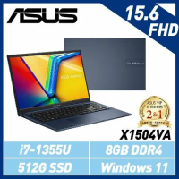 【ASUS華碩】X1504VA-0041B1355U 15吋/i7-1355U/8G/512G SSD/Win11