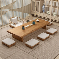 茶桌 實木日式茶桌椅組合矮幾榻榻茶幾茶桌禪意炕桌飄窗桌