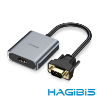 HAGiBiS海備思 VGA轉FHD高畫質影音轉接器