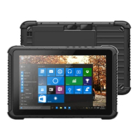 10.1'' Portable Tablet PC Windows 10 win10 4GB RAM 64GB ROM Rugged Notebook with Keyboard Waterproof IP67 Tablets PC