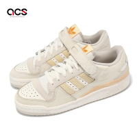 adidas 休閒鞋 Forum 84 Low 男鞋 女鞋 米白 橘 皮革 魔鬼氈 復古 情侶鞋 愛迪達 HQ6332