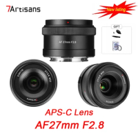7Artisans AF27mm F2.8 Humanist hang-up cookie lens for Eport A6400 6500 ZVE-10