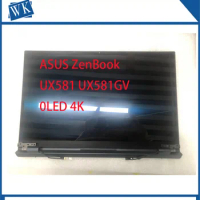 15.6 ''UHD 3840X2160 üst laptop için ASUS ZenBook için Duo 15 UX581 UX581GV OLED ekran paneli dokunmatik ekran meclisi