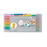 Kuretake 日本吳竹 ZIG Clean Color Dot 點點筆 一般色 12色組 / 組 TC-6100-12V