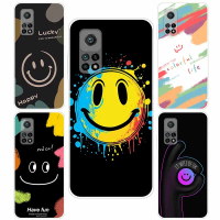 เคส Xiaomi Mi 10T Mi10T Pro 5G Case การ์ตูน Smile Emoji Soft TPU โทรศัพท์ เคสซิลิโคน โทรศัพท์มือถือ