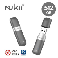 Maktar Nukii 新世代 智慧型 遠端管理 USB隨身碟 512G ★隨時自動上鎖隱私不外流
