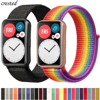 Nylon Band For Huawei Watch FIT Strap Smartwatch Accessories Loop Wristband Belt bracelet Huawei Watch fit 2020 Strap