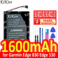1600mAh KiKiss Powerful Battery 361-00121-00 361-00121-10 (463450) for Garmin Edge 830 530 GPS Repair