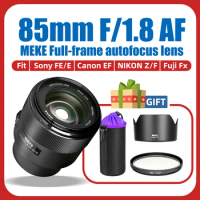 Meike 85mm F1.8 AF Full Frame STM Medium Telephoto Prime Portrait Lens for canon EF-Mount 90D 80D 70D 60D 800D 760D 700D etc...