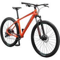Mongoose Tyax Comp, Sport, and Expert Adult Mountain Bike, 27.5-29-Inch Wheels, Tectonic T2 Aluminum Frame, Rigid Hardtail