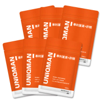 【UNIQMAN】專利薑黃+肝精EX 膠囊 6袋組(30粒/袋)
